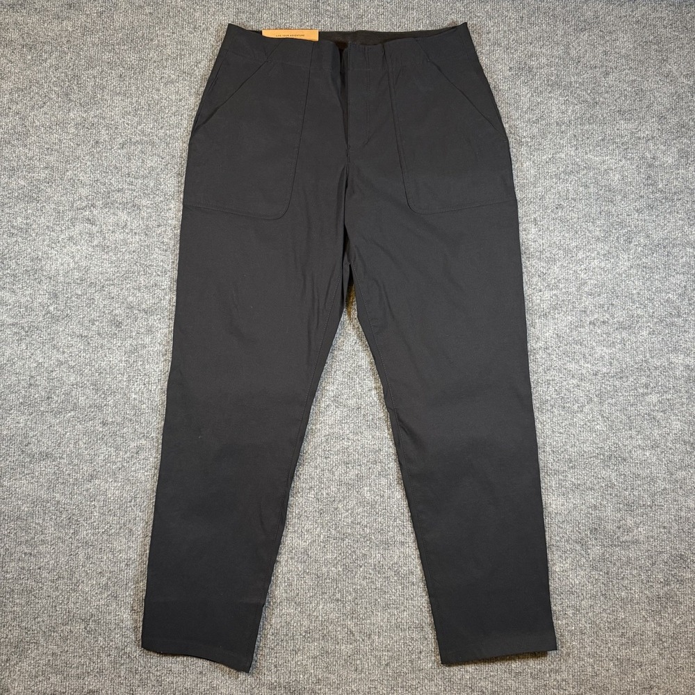 Eddie Bauer Women's Size 8 Horizon Straight Ankle Pants Black